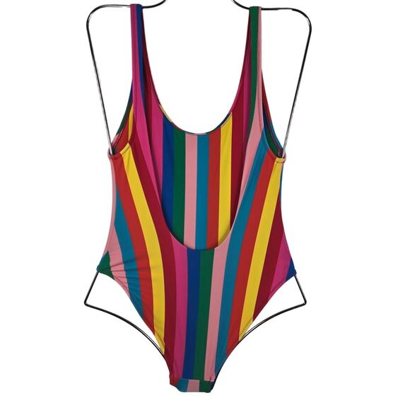 Show Me Your Mumu Mermaid Rainbow Pride One Piece Bathing Suit XS - Picture 2 of 3